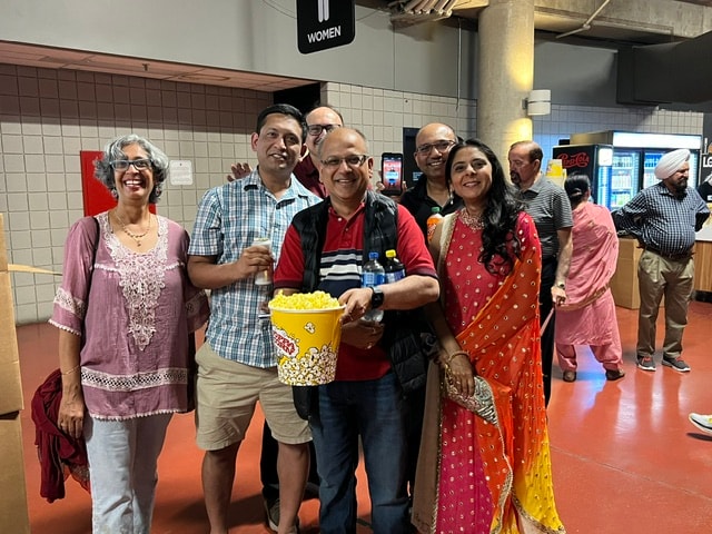 Friends and Vaughan residents at a community outing