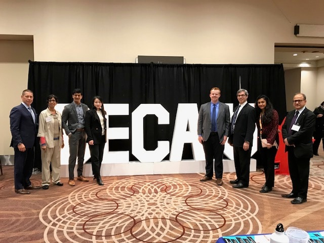 Deven with colleagues at the ECA conference — community leadership